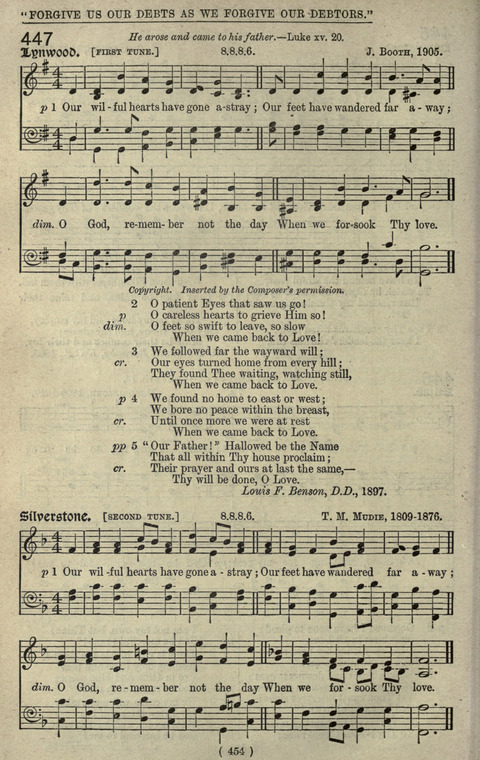 The Sunday School Hymnary: a twentieth century hymnal for young people (4th ed.) page 453
