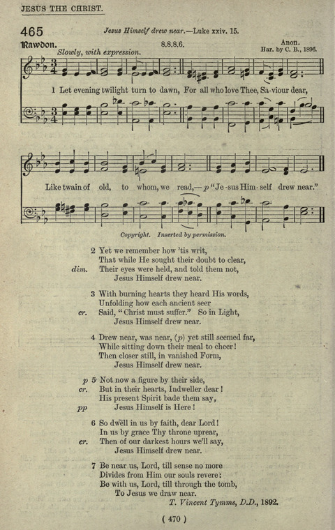 The Sunday School Hymnary: a twentieth century hymnal for young people (4th ed.) page 469