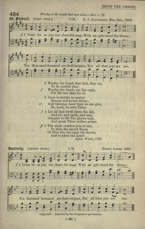 The Sunday School Hymnary: a twentieth century hymnal for young people (4th ed.) page 490