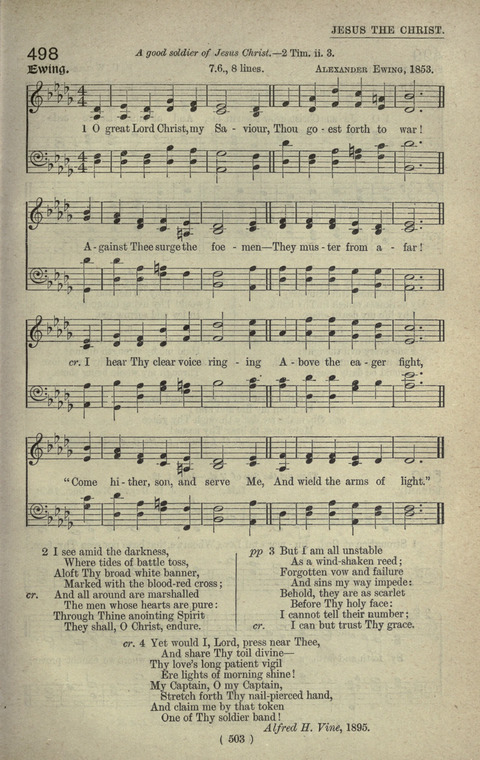 The Sunday School Hymnary: a twentieth century hymnal for young people (4th ed.) page 502