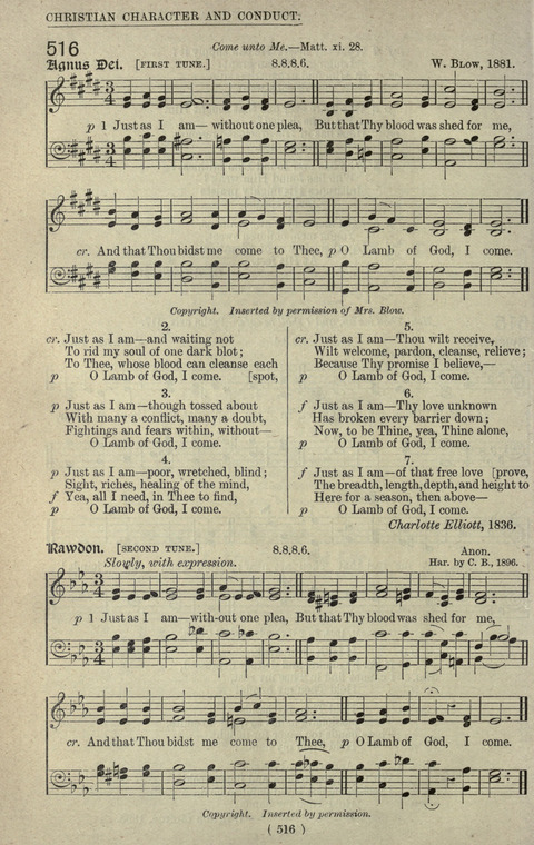 The Sunday School Hymnary: a twentieth century hymnal for young people (4th ed.) page 515