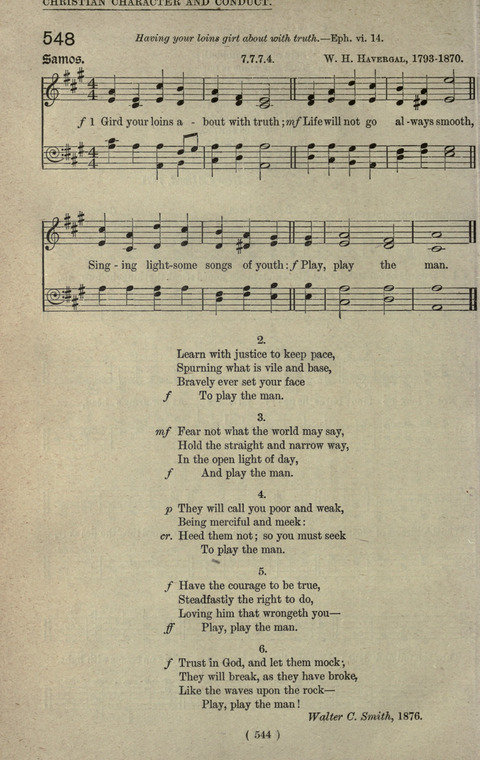 The Sunday School Hymnary: a twentieth century hymnal for young people (4th ed.) page 543
