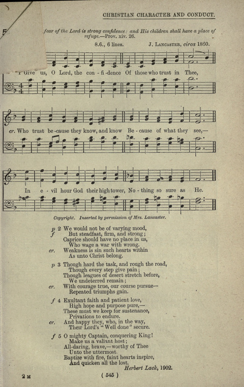 The Sunday School Hymnary: a twentieth century hymnal for young people (4th ed.) page 544