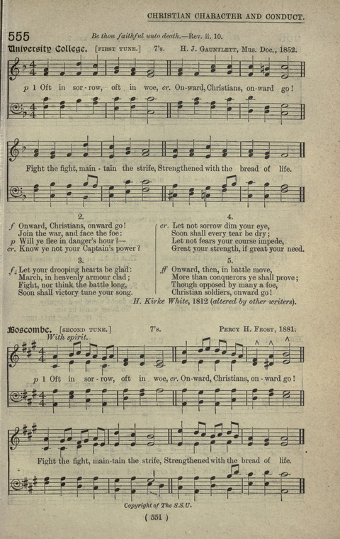 The Sunday School Hymnary: a twentieth century hymnal for young people (4th ed.) page 550