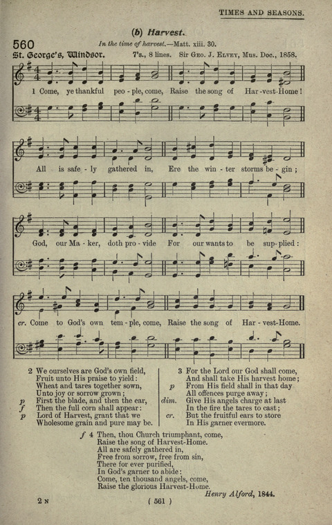The Sunday School Hymnary: a twentieth century hymnal for young people (4th ed.) page 560