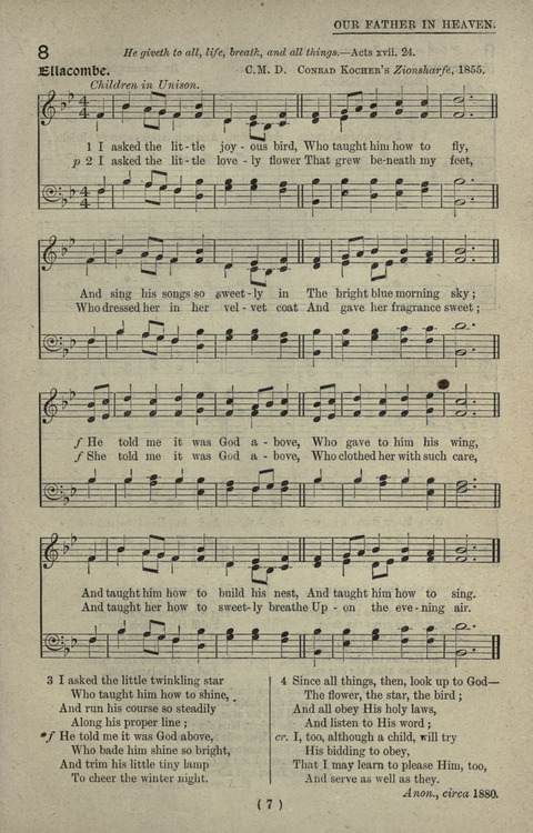 The Sunday School Hymnary: a twentieth century hymnal for young people (4th ed.) page 6