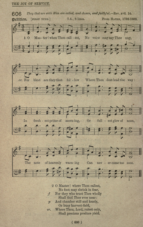 The Sunday School Hymnary: a twentieth century hymnal for young people (4th ed.) page 605