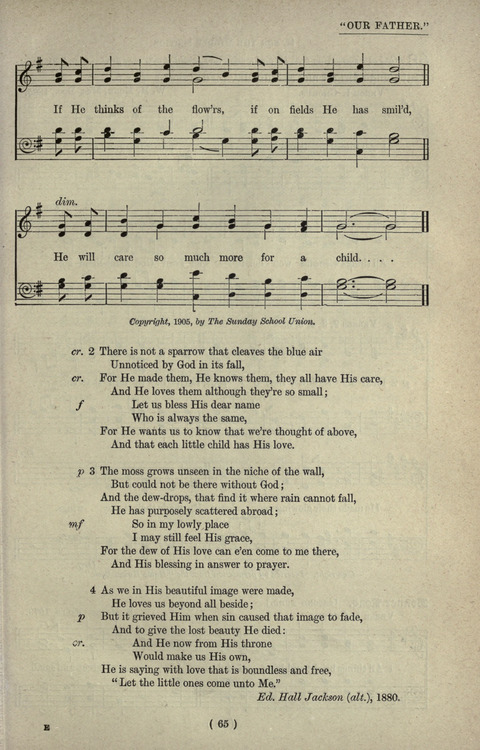 The Sunday School Hymnary: a twentieth century hymnal for young people (4th ed.) page 64