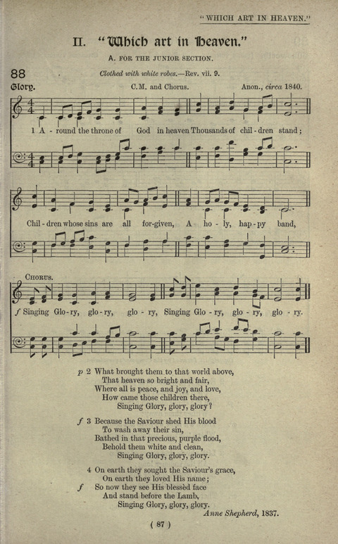 The Sunday School Hymnary: a twentieth century hymnal for young people (4th ed.) page 86