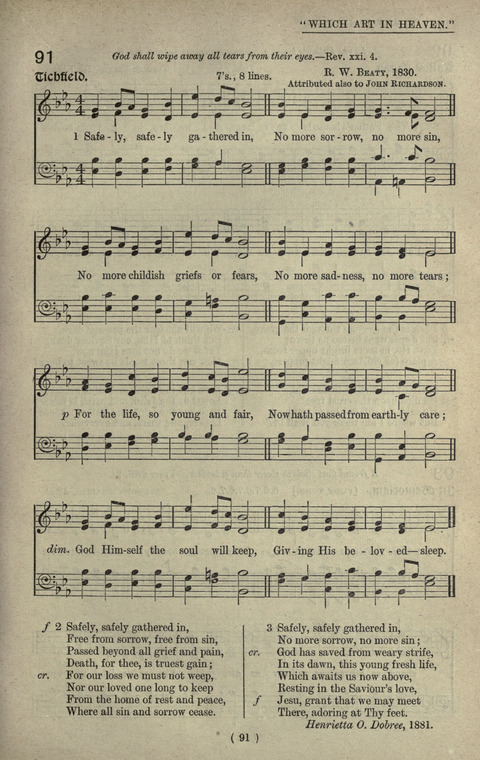 The Sunday School Hymnary: a twentieth century hymnal for young people (4th ed.) page 90
