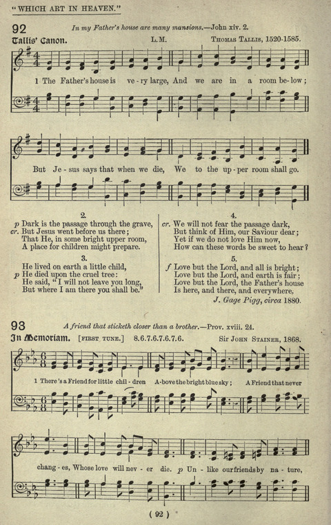 The Sunday School Hymnary: a twentieth century hymnal for young people (4th ed.) page 91