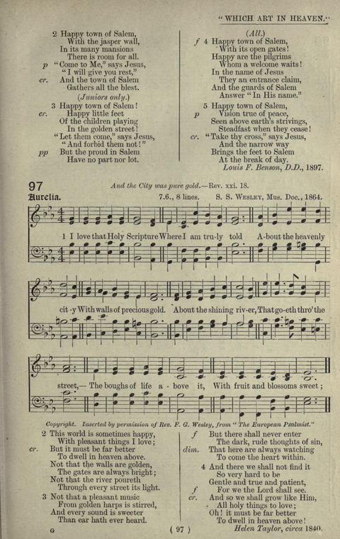 The Sunday School Hymnary: a twentieth century hymnal for young people (4th ed.) page 96