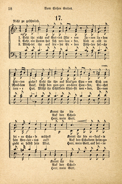 Sonntagsschulharfe: Eine Sammlung auserlesener Lieder und Melodien für die Jugend page 18