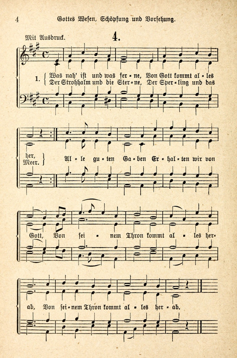 Sonntagsschulharfe: Eine Sammlung auserlesener Lieder und Melodien für die Jugend page 4