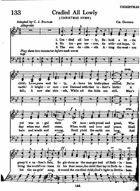 Sunday School Hymnal: with offices of devotion page 104