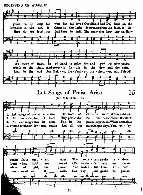 Sunday School Hymnal: with offices of devotion page 11