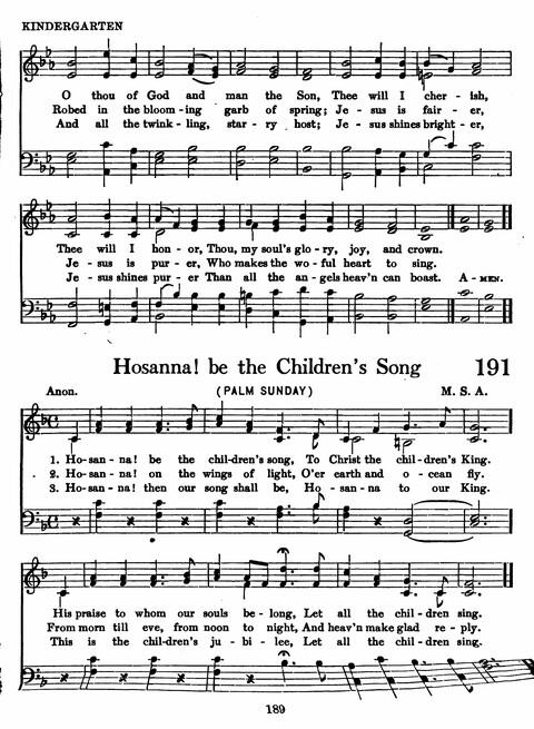 Sunday School Hymnal: with offices of devotion page 149