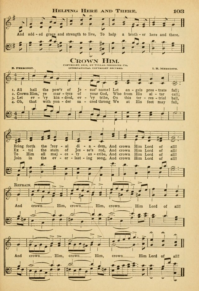 Sunday School Hymns No. 2 page 110