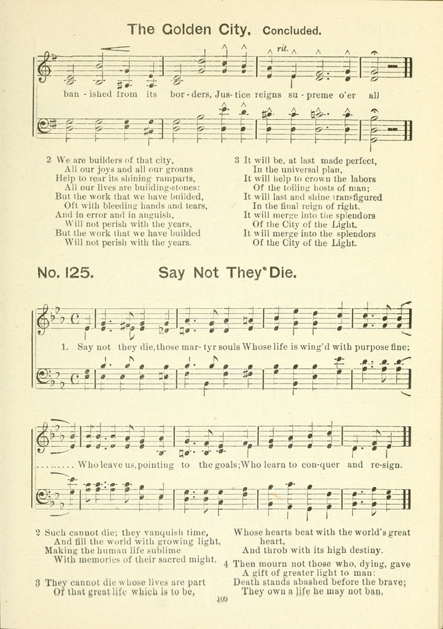 The Sabbath School Hymnal, a collection of songs, services and responses for Jewish Sabbath schools, and homes 4th rev. ed. page 110