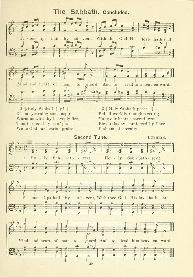The Sabbath School Hymnal, a collection of songs, services and responses for Jewish Sabbath schools, and homes 4th rev. ed. page 40