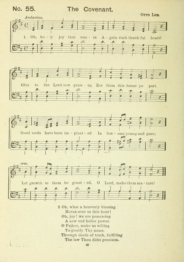 The Sabbath School Hymnal, a collection of songs, services and responses for Jewish Sabbath schools, and homes 4th rev. ed. page 49