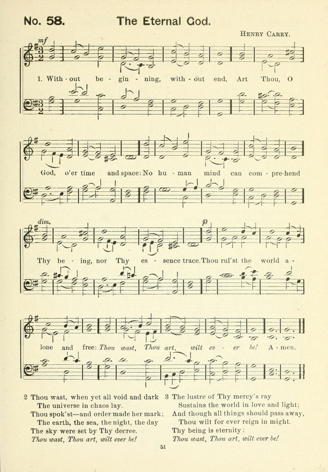 The Sabbath School Hymnal, a collection of songs, services and responses for Jewish Sabbath schools, and homes 4th rev. ed. page 52