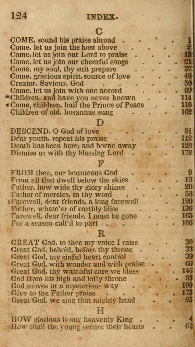 Sunday School Hymn Book. (19th ed) page 124