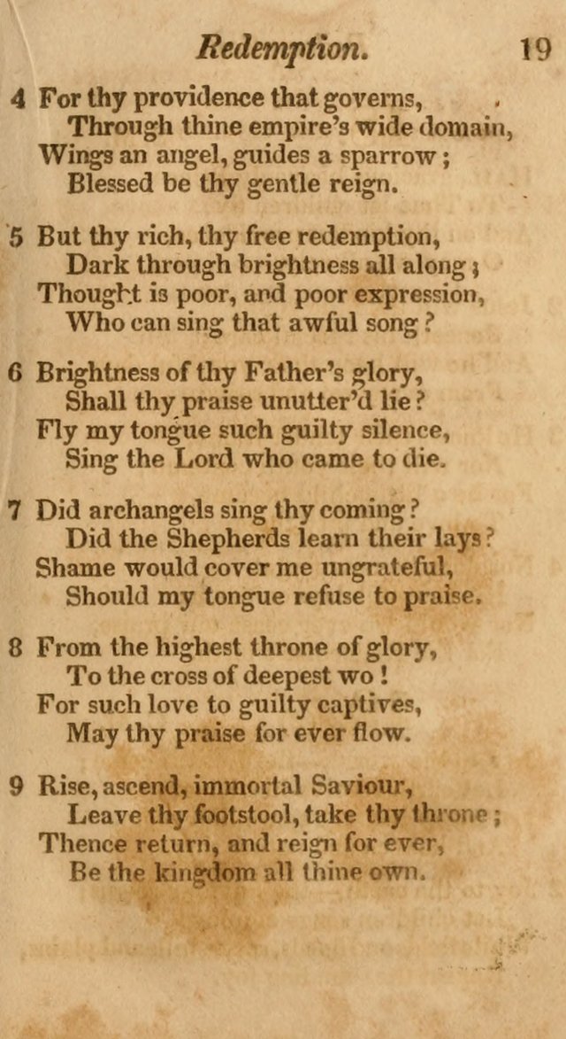 Sunday School Hymn Book. (19th ed) page 19