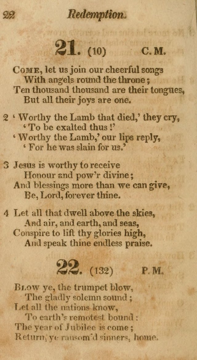 Sunday School Hymn Book. (19th ed) page 22
