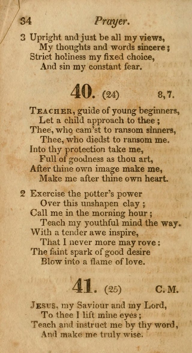 Sunday School Hymn Book. (19th ed) page 34