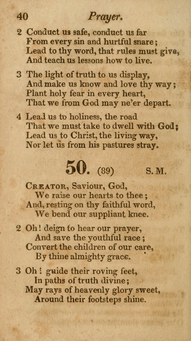 Sunday School Hymn Book. (19th ed) page 40