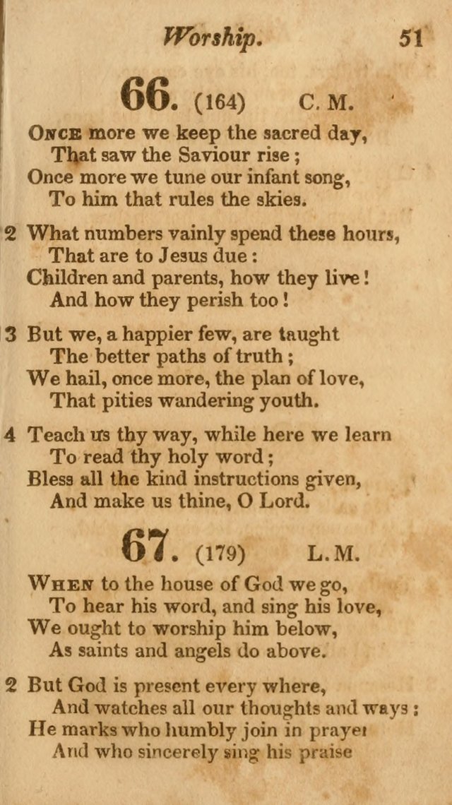 Sunday School Hymn Book. (19th ed) page 51