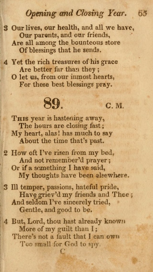Sunday School Hymn Book. (19th ed) page 65