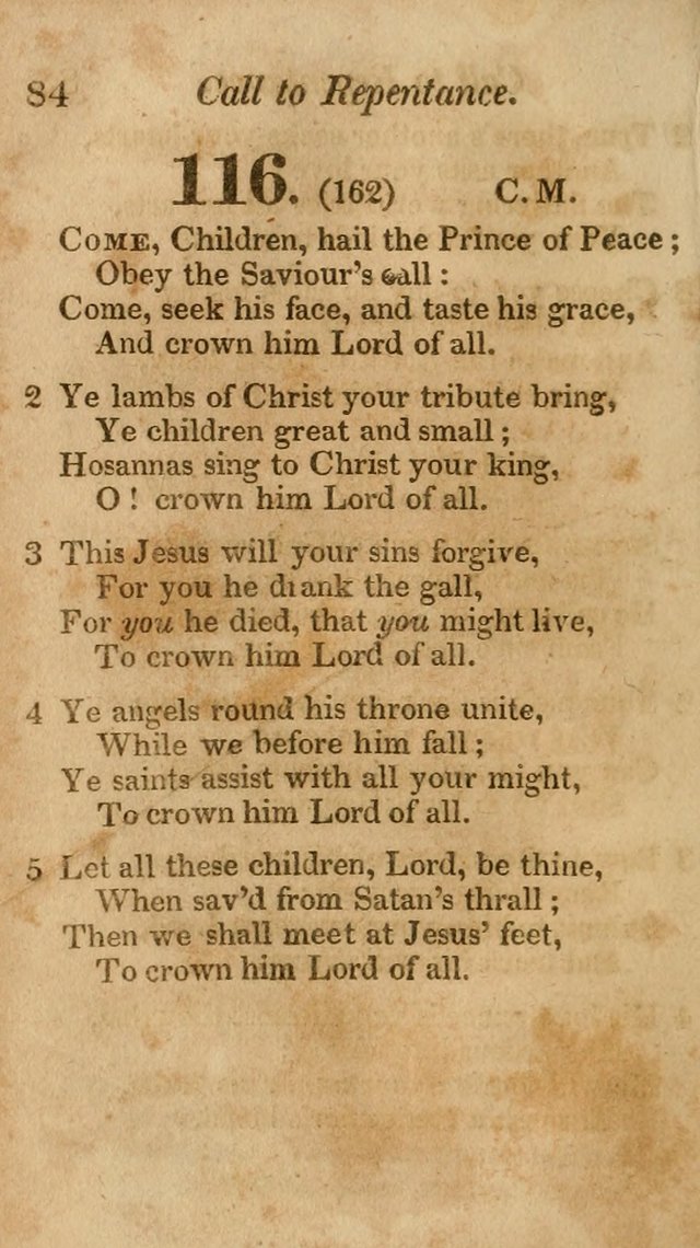 Sunday School Hymn Book. (19th ed) page 84