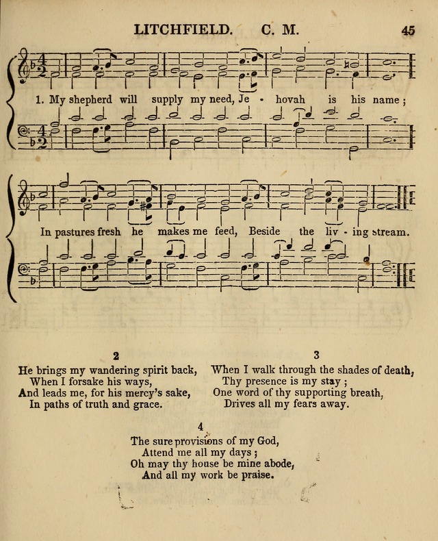 Sabbath school harp: being a selection of tunes and hymns, adapted to the wants of Sabbath schools, families, and social meetings. page 50