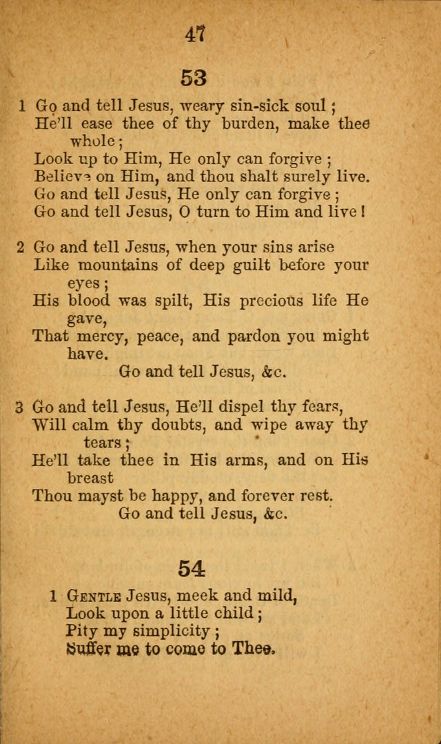 Sabbath-School Hymn-Book page 47