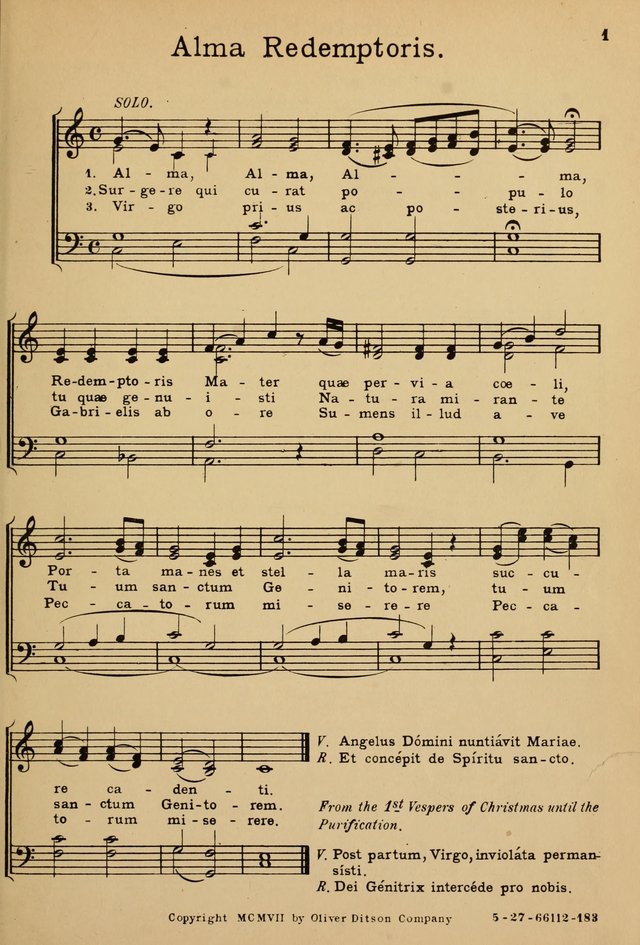 Alma Redemptoris Mater | Hymnary.org