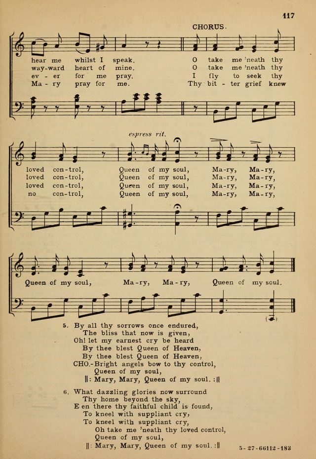 Sunday School Hymn Book page 117