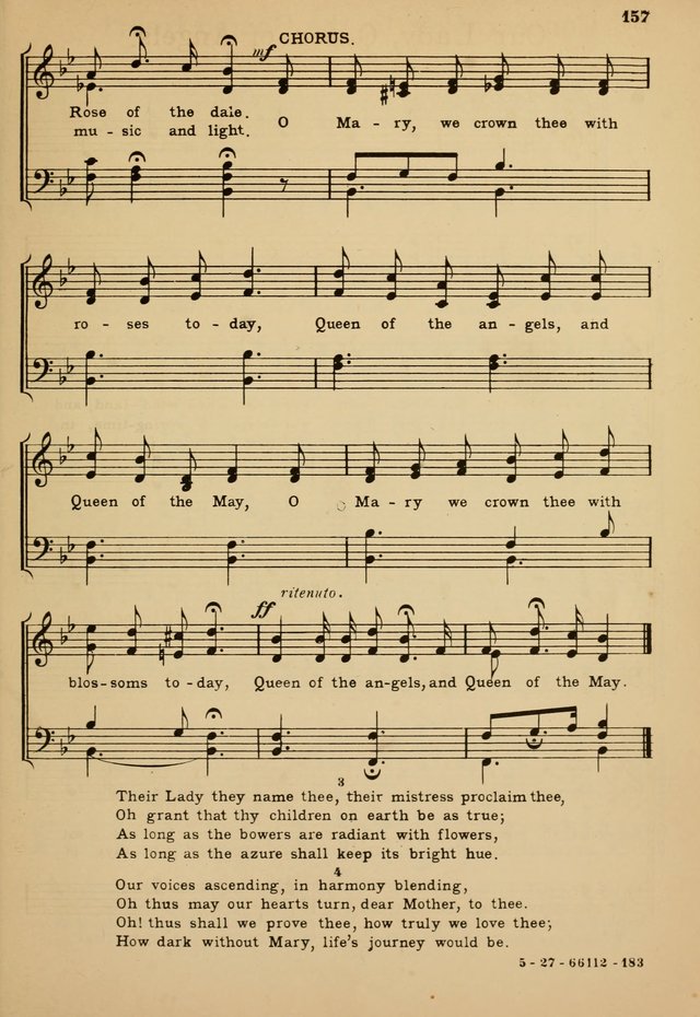 Sunday School Hymn Book page 157