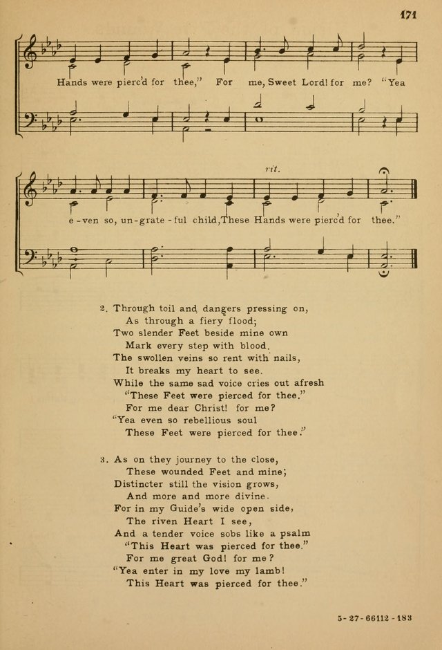 Sunday School Hymn Book page 171