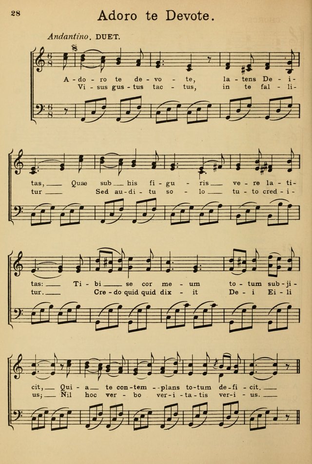 Sunday School Hymn Book page 28