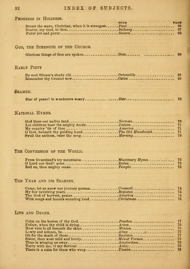The Sabbath School Hymn and Tune Book: selected from the Sabbath hymn and tune book page 100