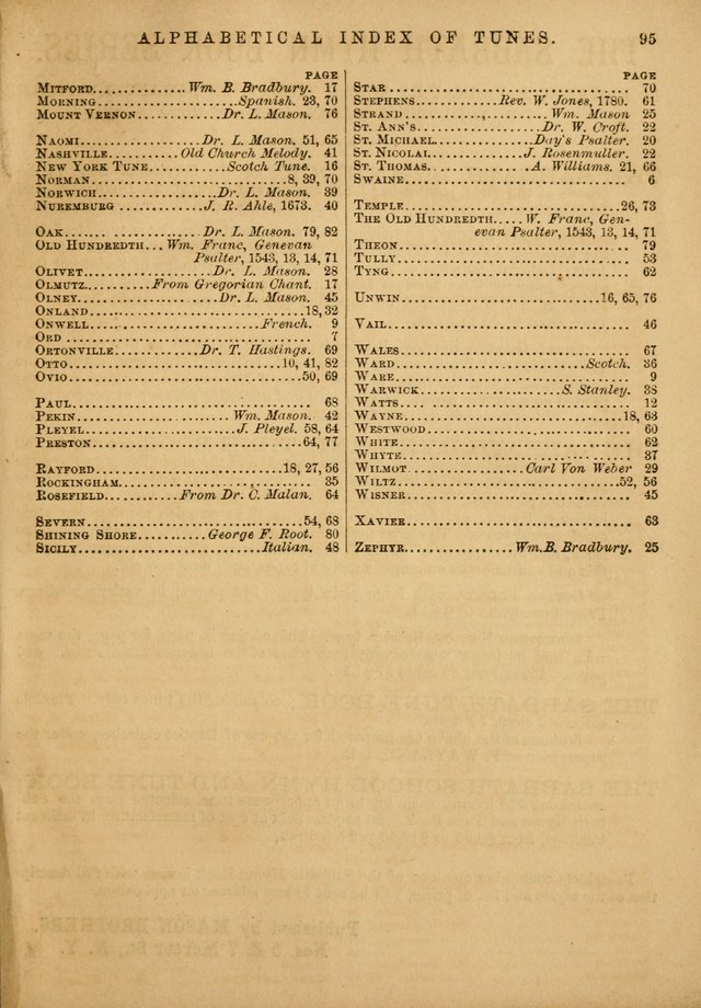 The Sabbath School Hymn and Tune Book: selected from the Sabbath hymn and tune book page 103