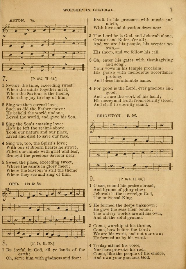The Sabbath School Hymn and Tune Book: selected from the Sabbath hymn and tune book page 7