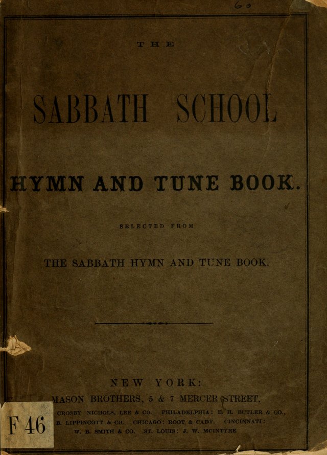 The Sabbath School Hymn and Tune Book: selected from the Sabbath hymn and tune book page i