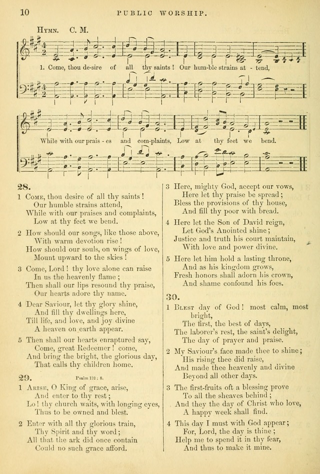 Songs for the Sanctuary: or hymns and tunes for Christian worship page 10