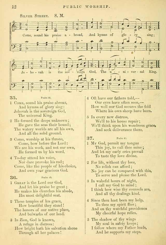 Songs for the Sanctuary: or hymns and tunes for Christian worship page 12