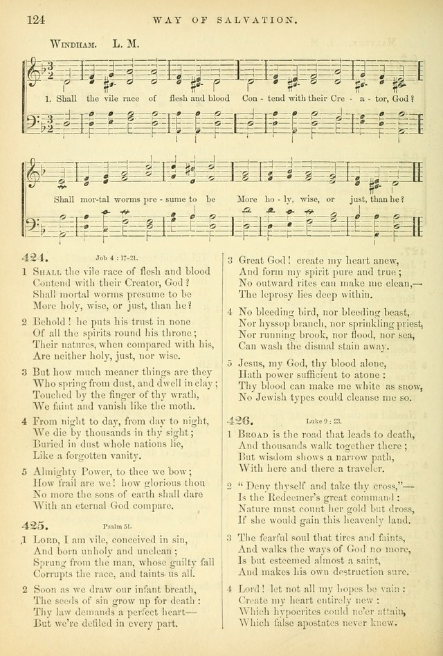 Songs for the Sanctuary: or hymns and tunes for Christian worship page 124