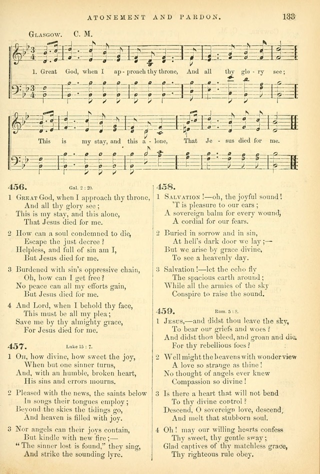 Songs for the Sanctuary: or hymns and tunes for Christian worship page 133