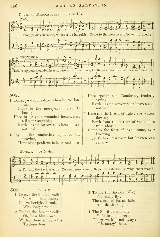 Songs for the Sanctuary: or hymns and tunes for Christian worship page 146